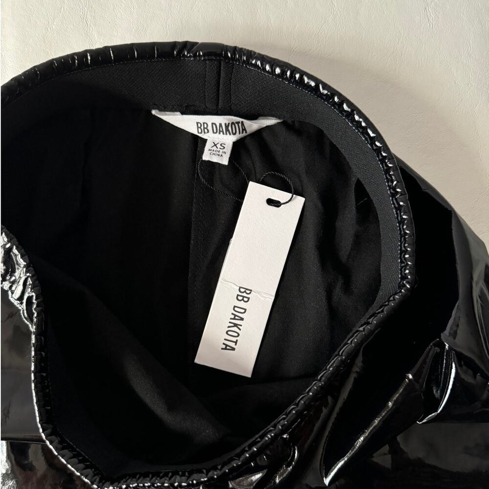 BB Dakota Black Slick To Me Vinyl Leggings Size XS - Picture 5 of 9